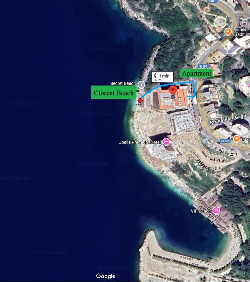 Saranda Miracle Sky Apartment Екстериор снимка